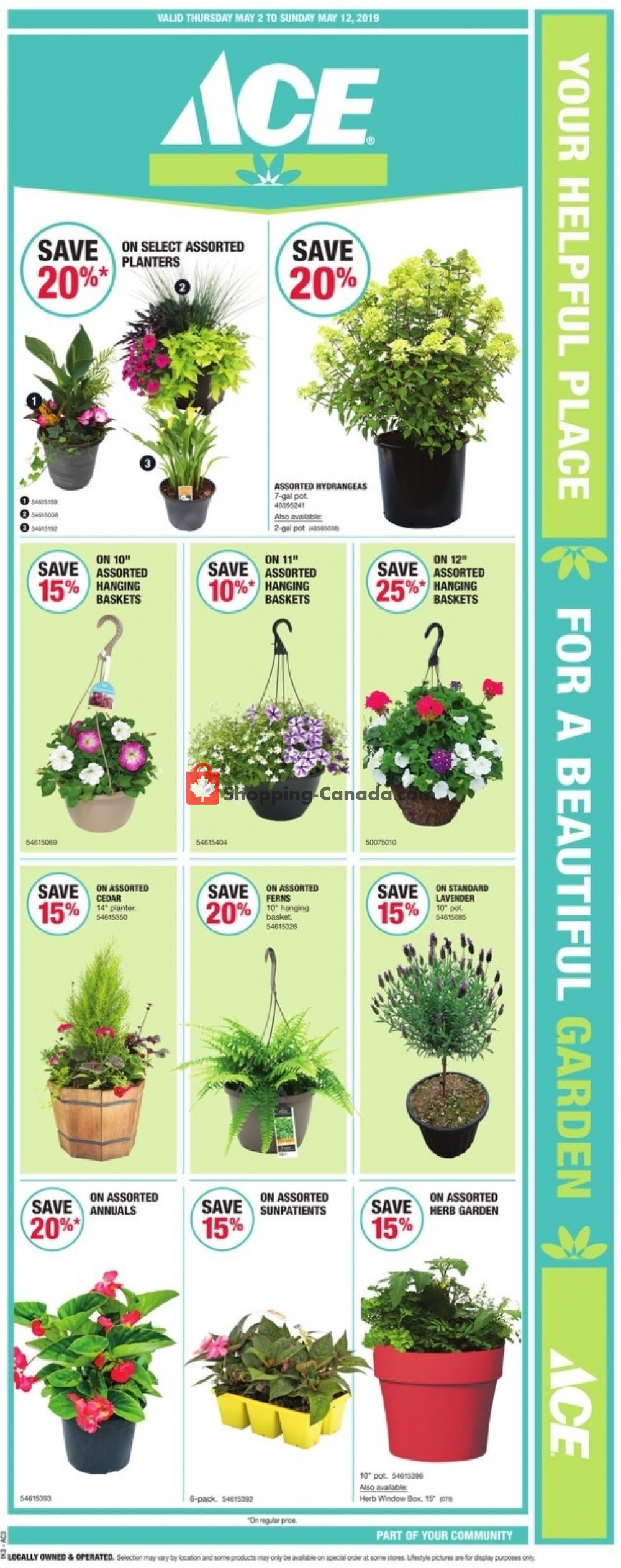 Ace Hardware flyer from Thursday May 2, 2019 to Sunday May 12, 2019 - page 7