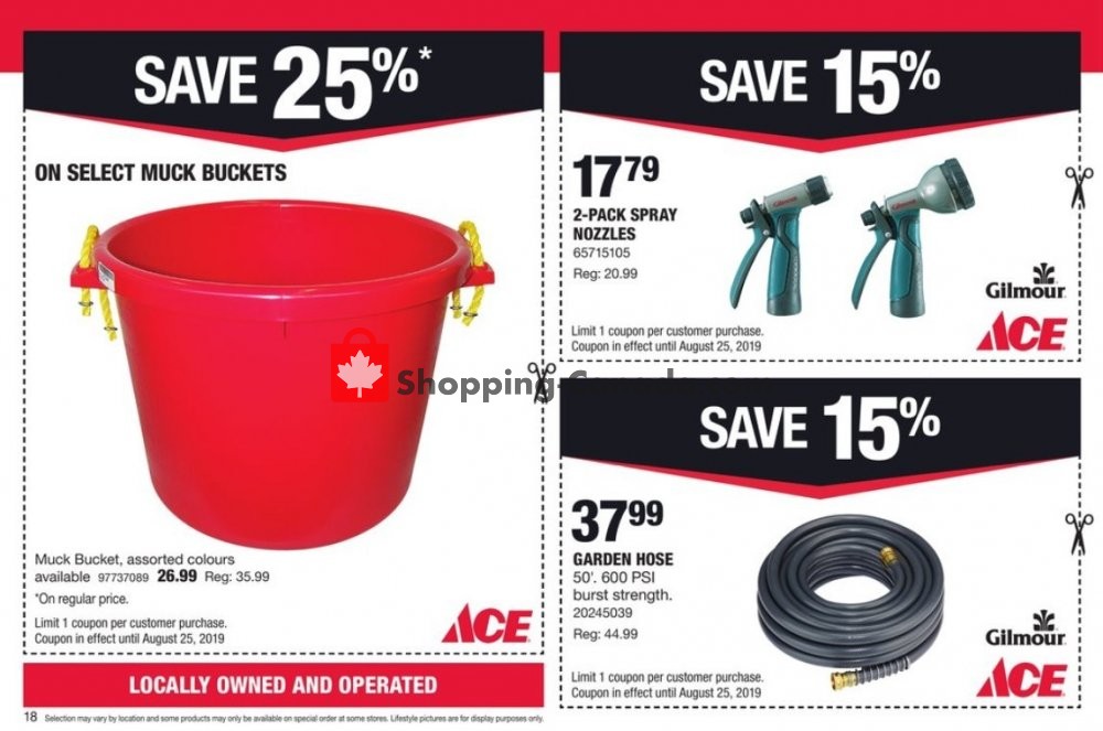 Ace Hardware flyer from Thursday August 1, 2019 to Sunday August 25, 2019 - page 18
