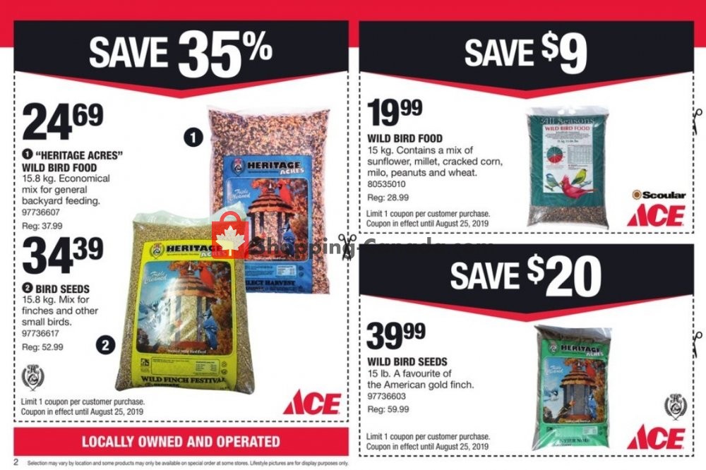 Ace Hardware flyer from Thursday August 1, 2019 to Sunday August 25, 2019 - page 2