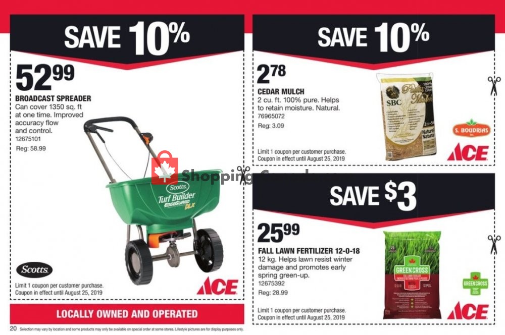 Ace Hardware flyer from Thursday August 1, 2019 to Sunday August 25, 2019 - page 20