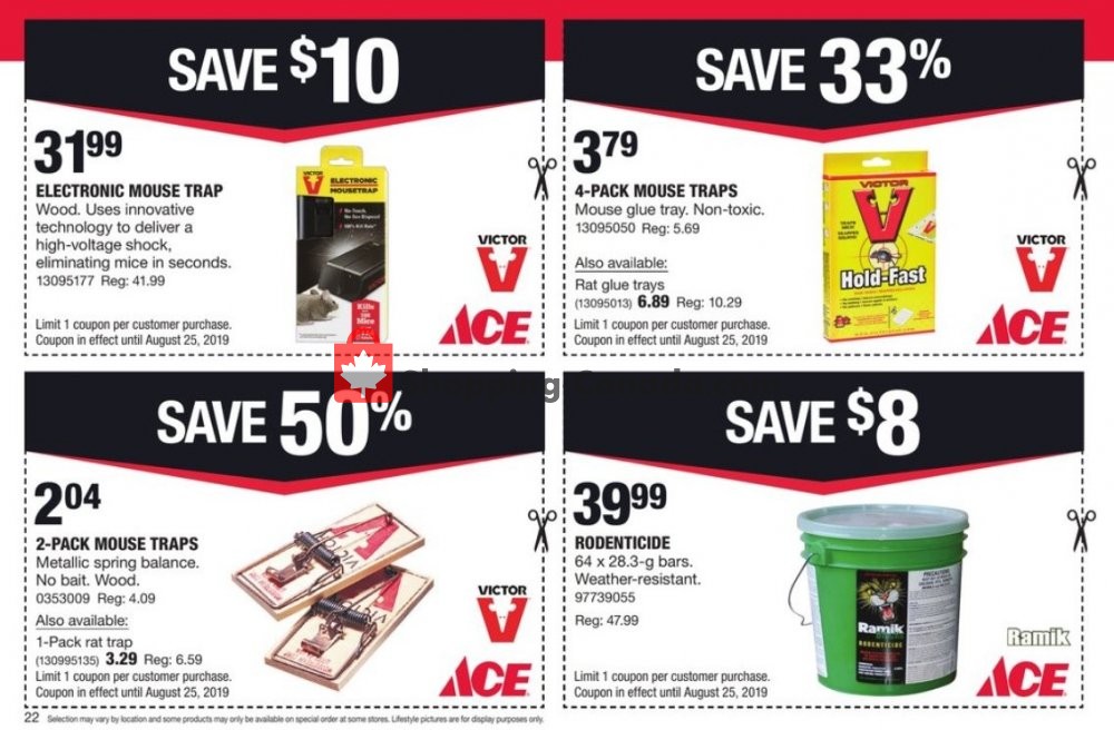 Ace Hardware flyer from Thursday August 1, 2019 to Sunday August 25, 2019 - page 22