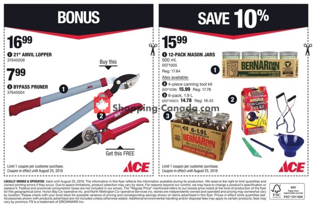 Ace Hardware flyer from Thursday August 1, 2019 to Sunday August 25, 2019 - page 28
