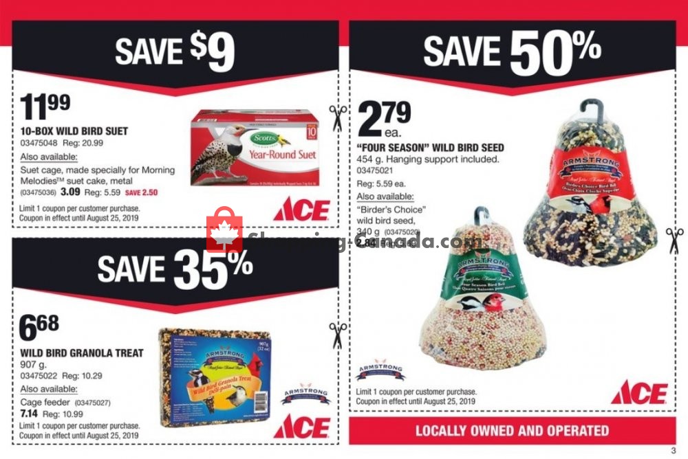 Ace Hardware flyer from Thursday August 1, 2019 to Sunday August 25, 2019 - page 3