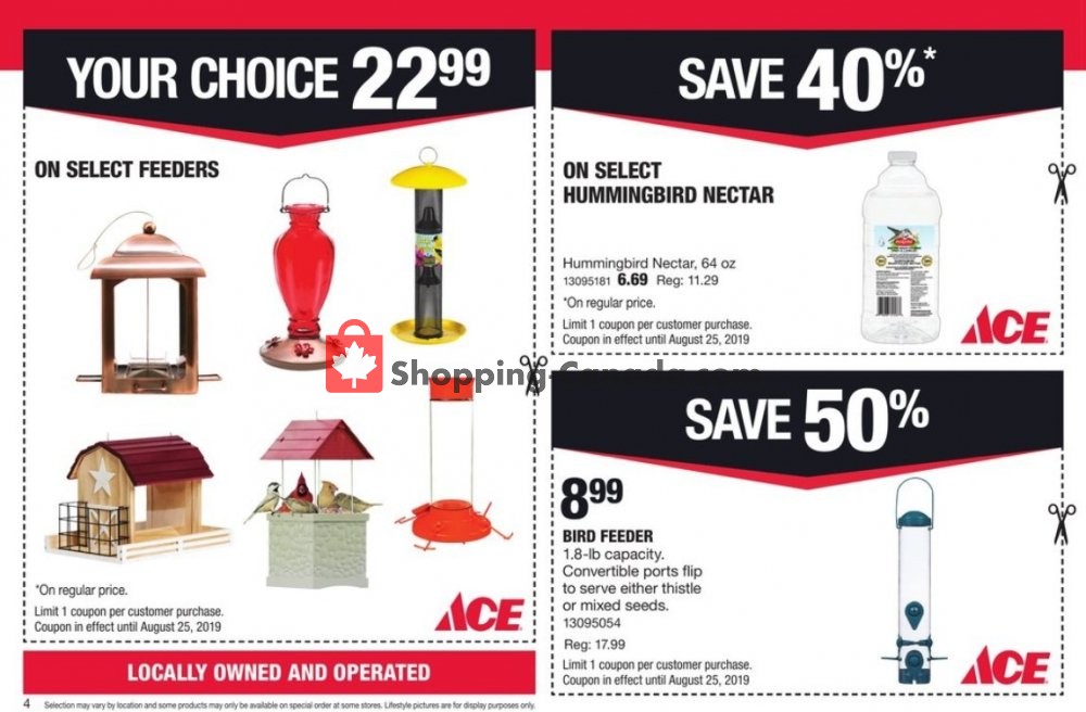 Ace Hardware flyer from Thursday August 1, 2019 to Sunday August 25, 2019 - page 4