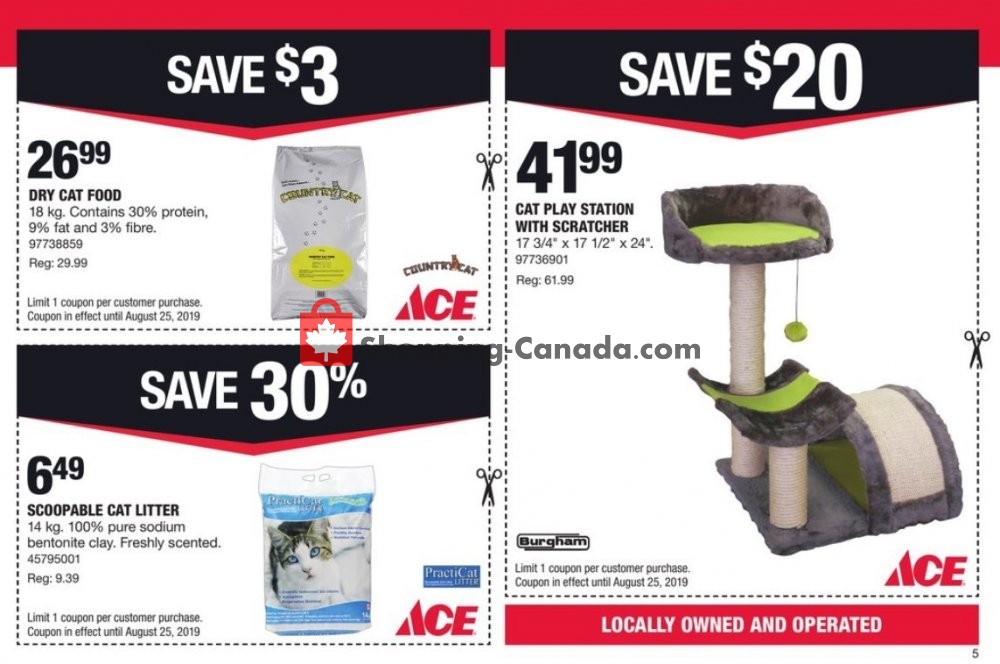 Ace Hardware flyer from Thursday August 1, 2019 to Sunday August 25, 2019 - page 5