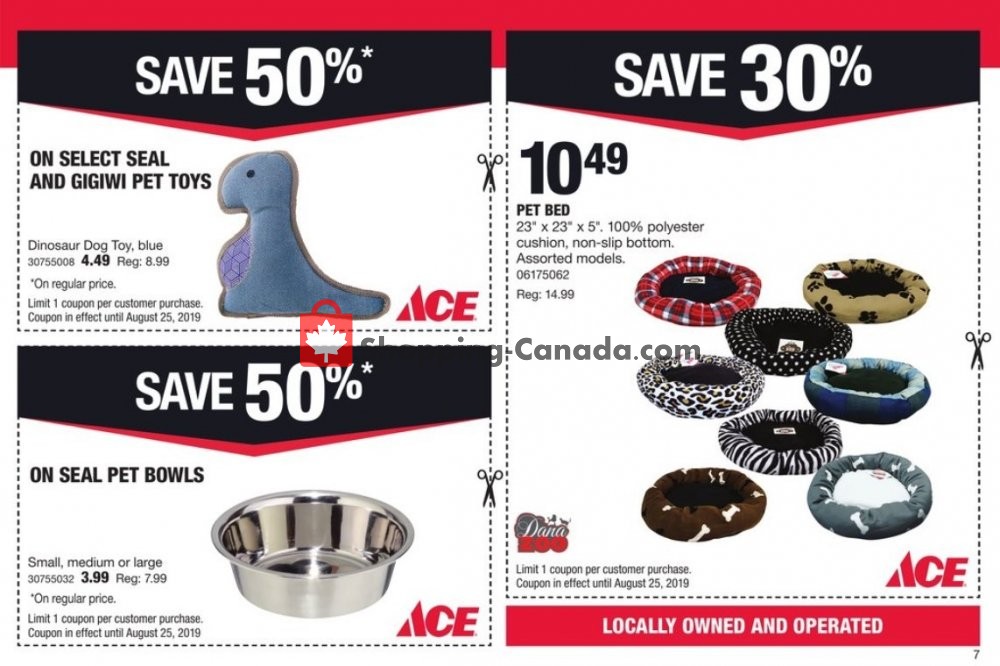 Ace Hardware flyer from Thursday August 1, 2019 to Sunday August 25, 2019 - page 7