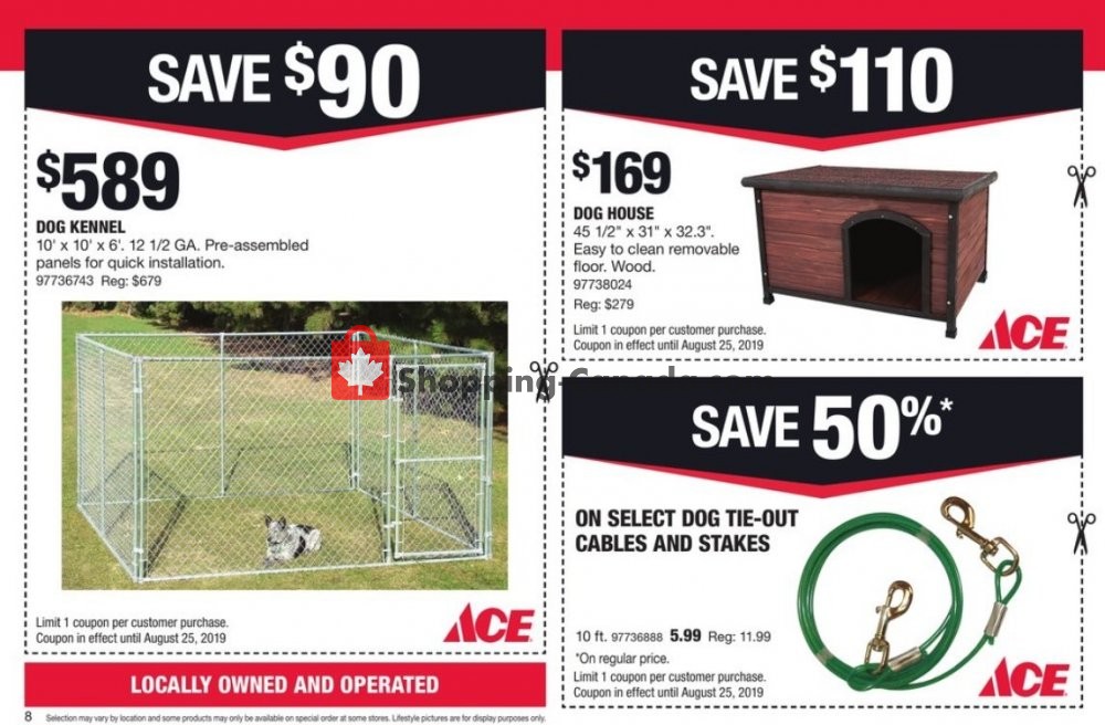 Ace Hardware flyer from Thursday August 1, 2019 to Sunday August 25, 2019 - page 8