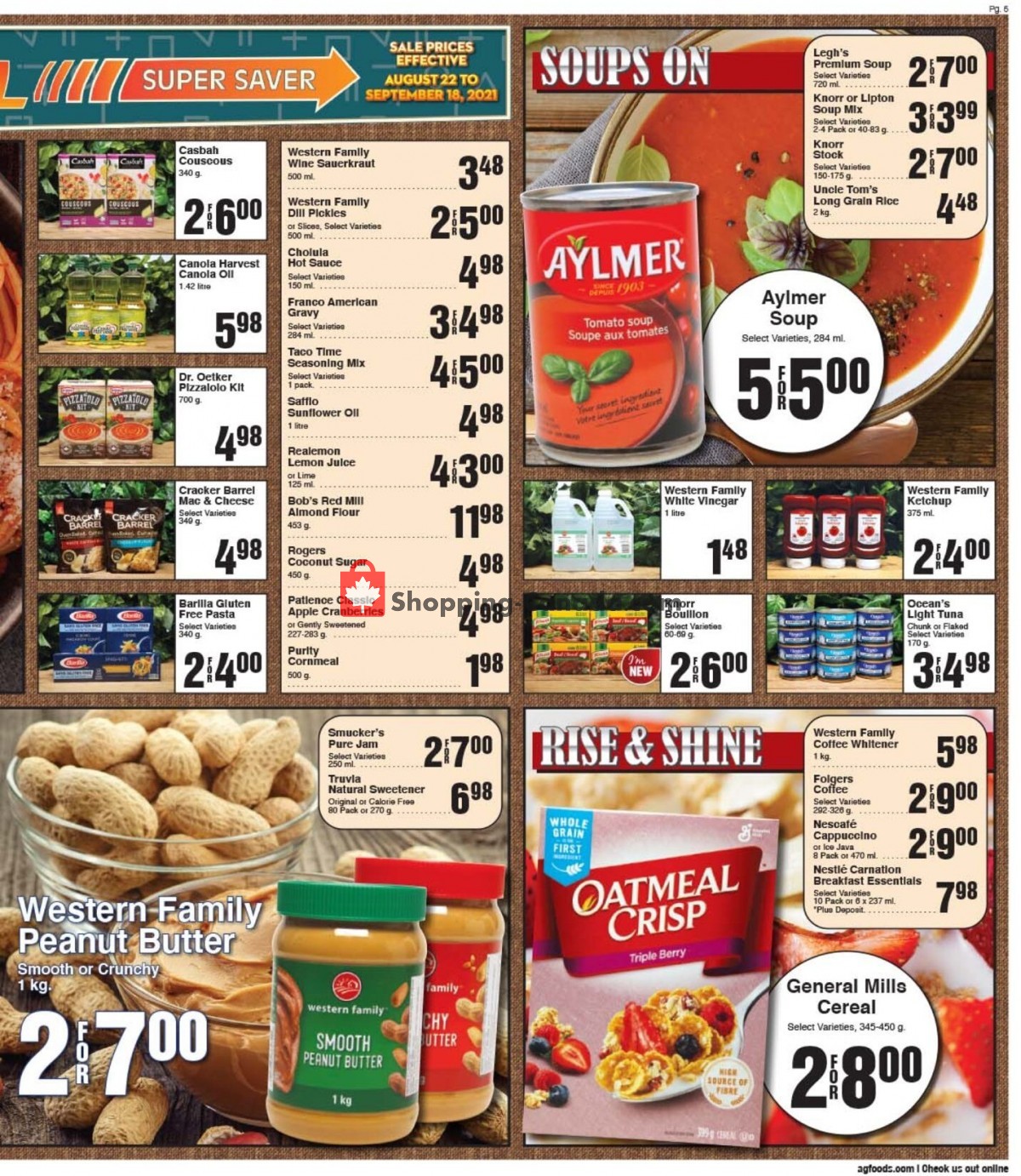 AG Foods flyer from Friday September 3, 2021 to Thursday September 9, 2021 - page 5