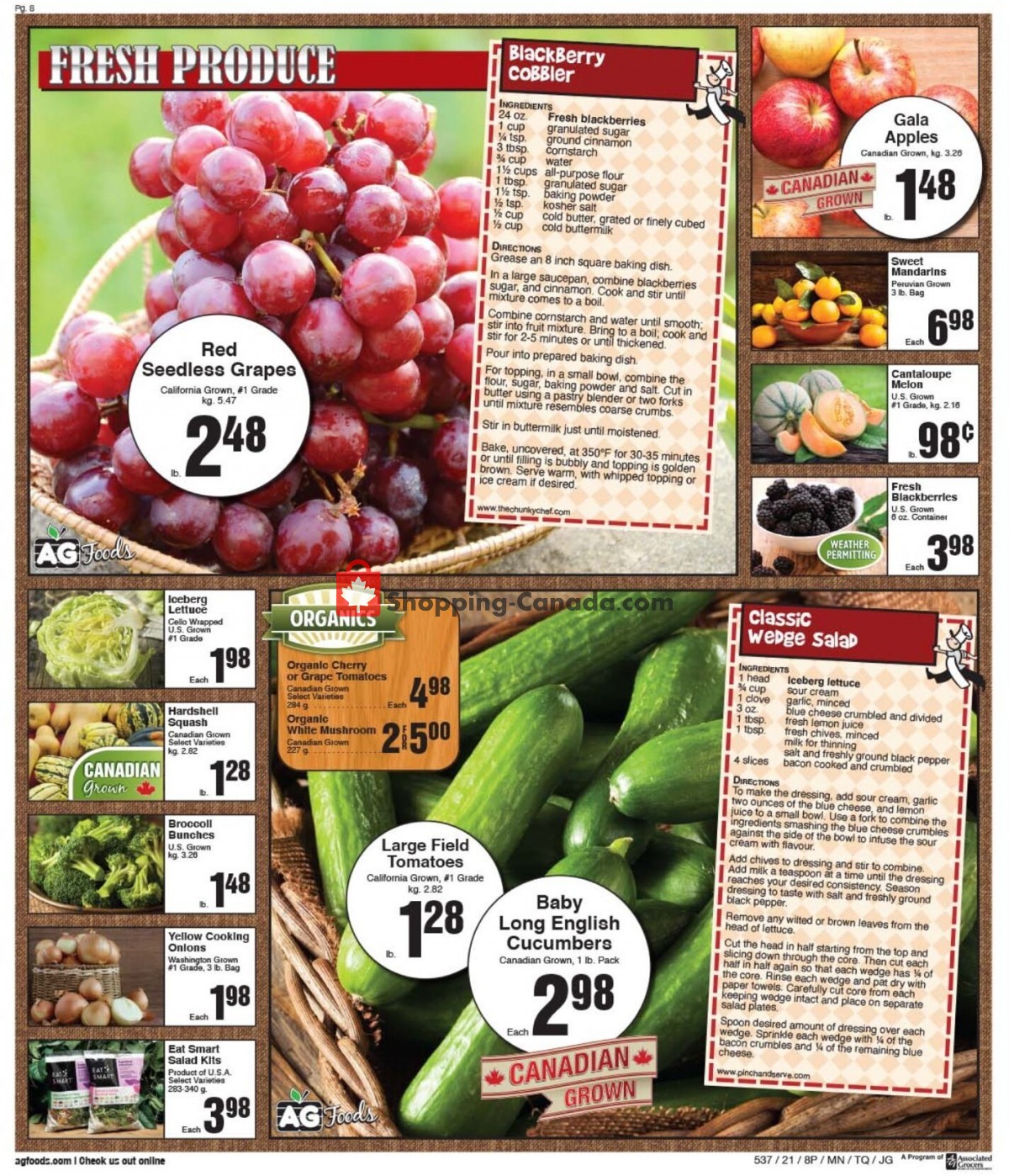AG Foods flyer from Friday September 3, 2021 to Thursday September 9, 2021 - page 8