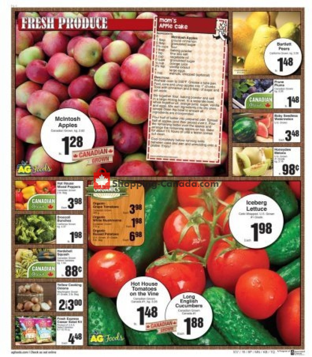 AG Foods flyer from Sunday September 8, 2019 to Saturday September 14, 2019 - page 8