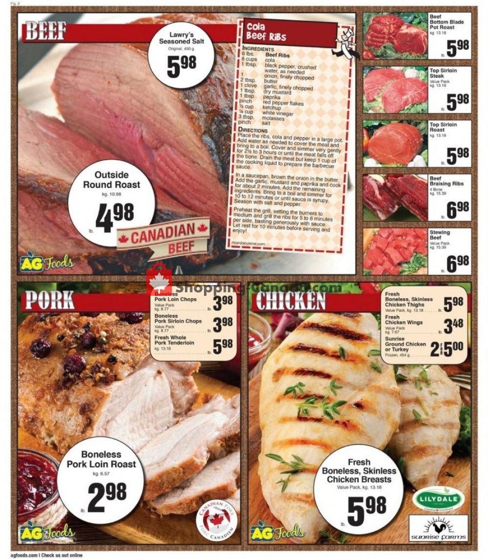 AG Foods flyer from Sunday November 25, 2018 to Saturday December 1, 2018 - page 2