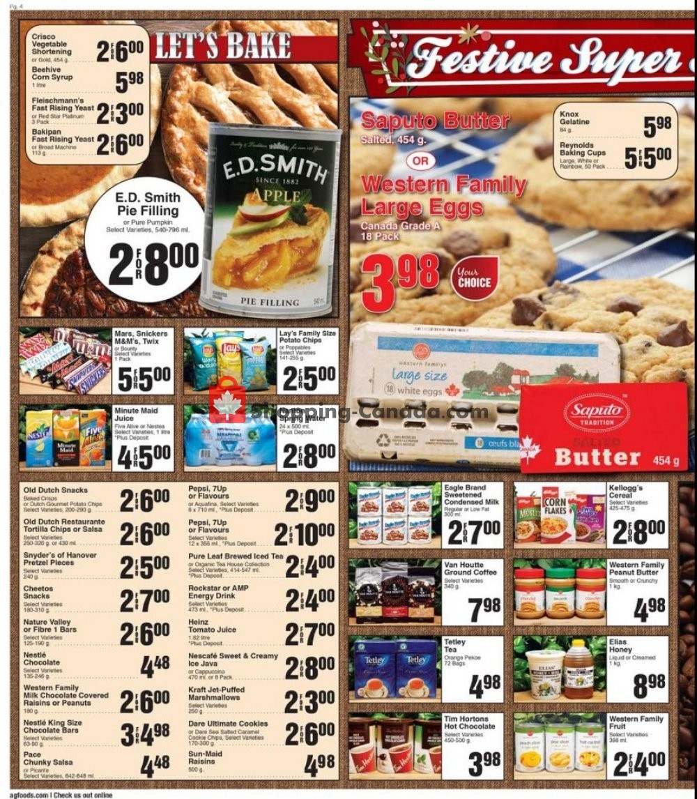 AG Foods flyer from Sunday November 25, 2018 to Saturday December 1, 2018 - page 4