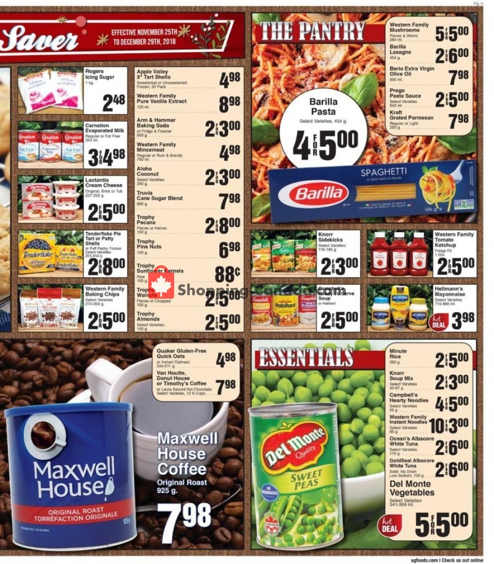 AG Foods flyer from Sunday November 25, 2018 to Saturday December 1, 2018 - page 5