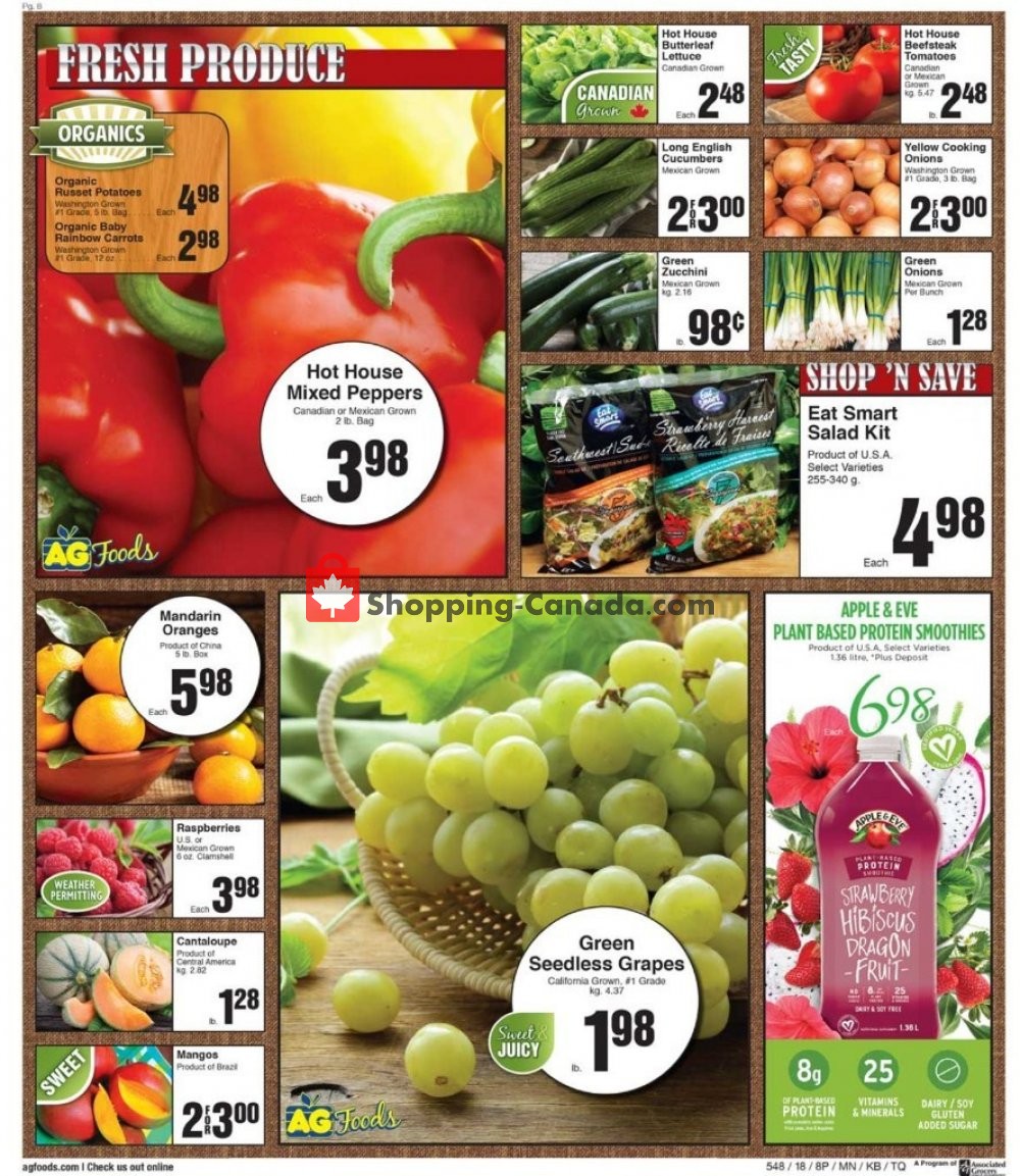 AG Foods flyer from Sunday November 25, 2018 to Saturday December 1, 2018 - page 8