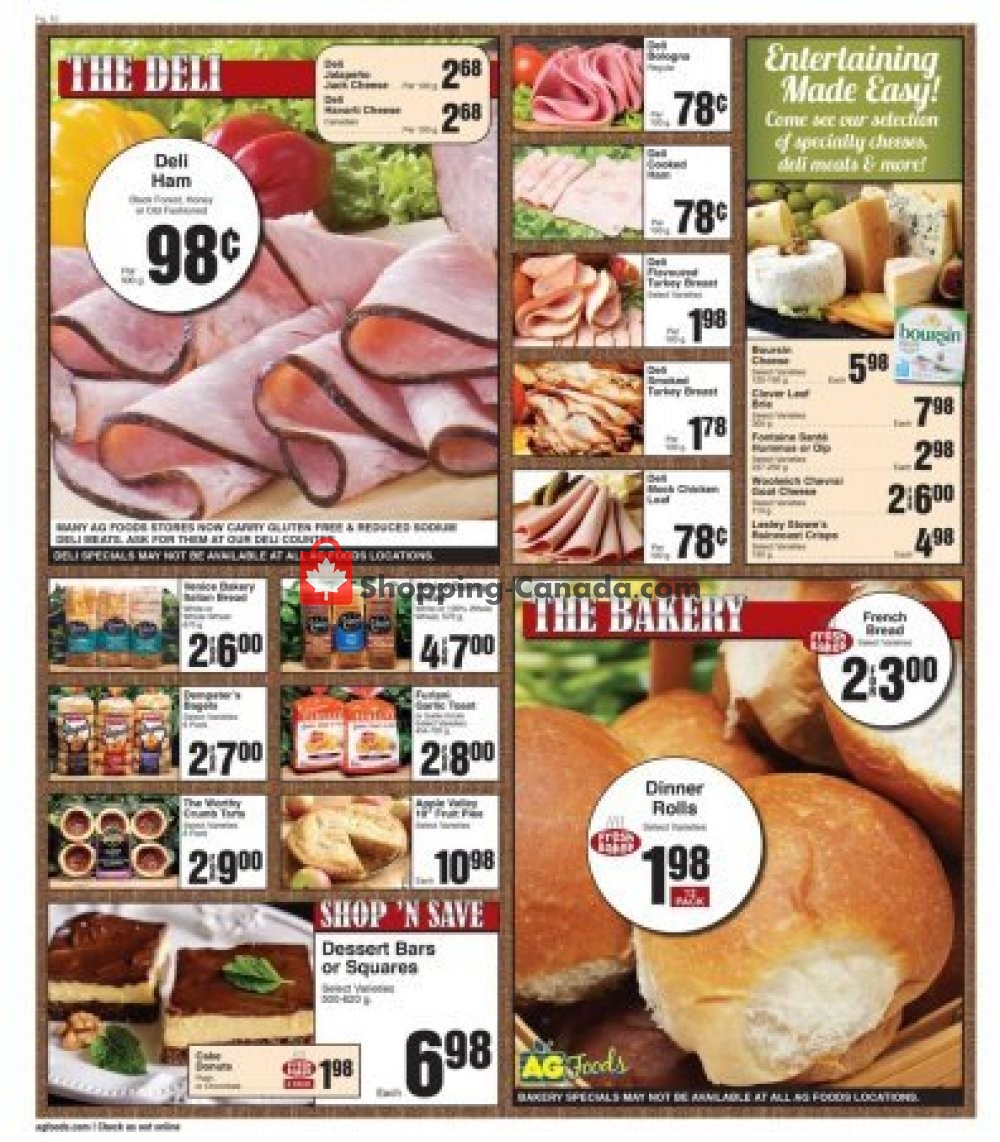 AG Foods flyer from Sunday October 28, 2018 to Thursday October 4, 2018 - page 10