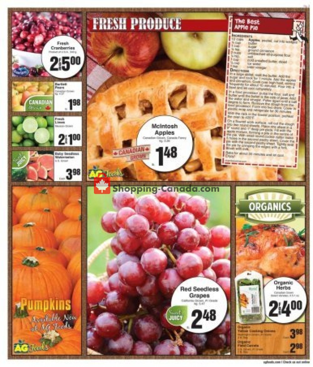 AG Foods flyer from Sunday October 28, 2018 to Thursday October 4, 2018 - page 3