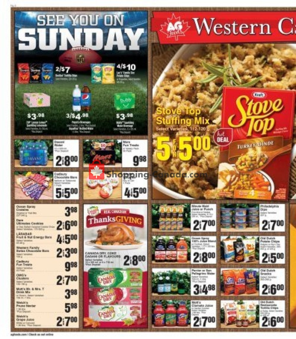 AG Foods flyer from Sunday October 28, 2018 to Thursday October 4, 2018 - page 6