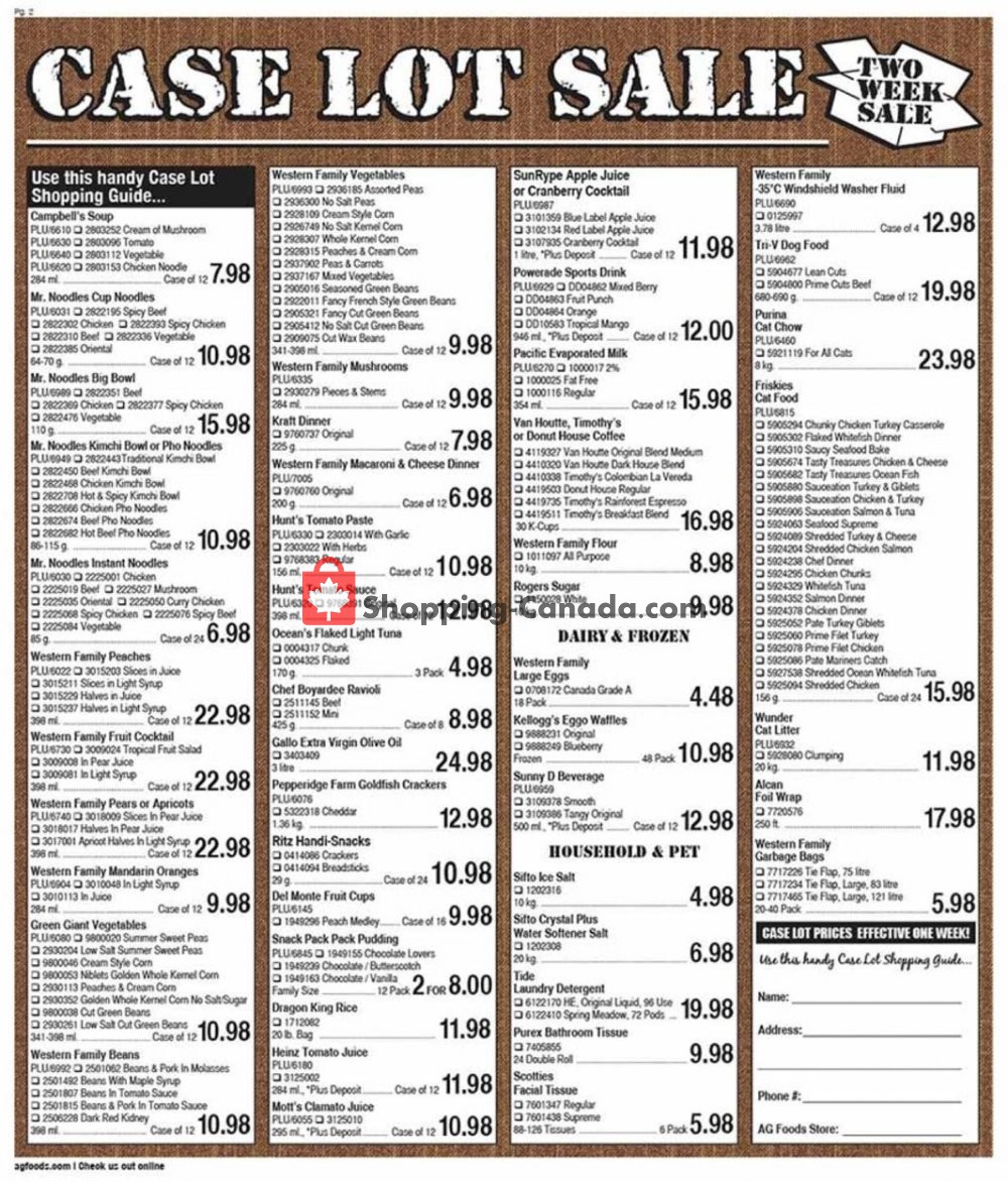 AG Foods flyer from Sunday October 20, 2019 to Saturday November 2, 2019 - page 2