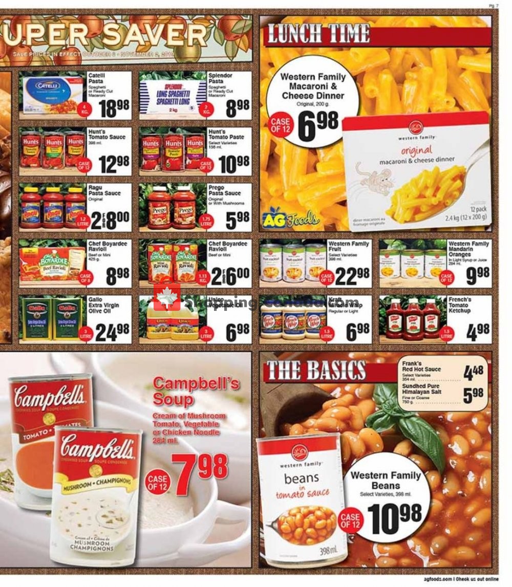AG Foods flyer from Sunday October 20, 2019 to Saturday November 2, 2019 - page 7