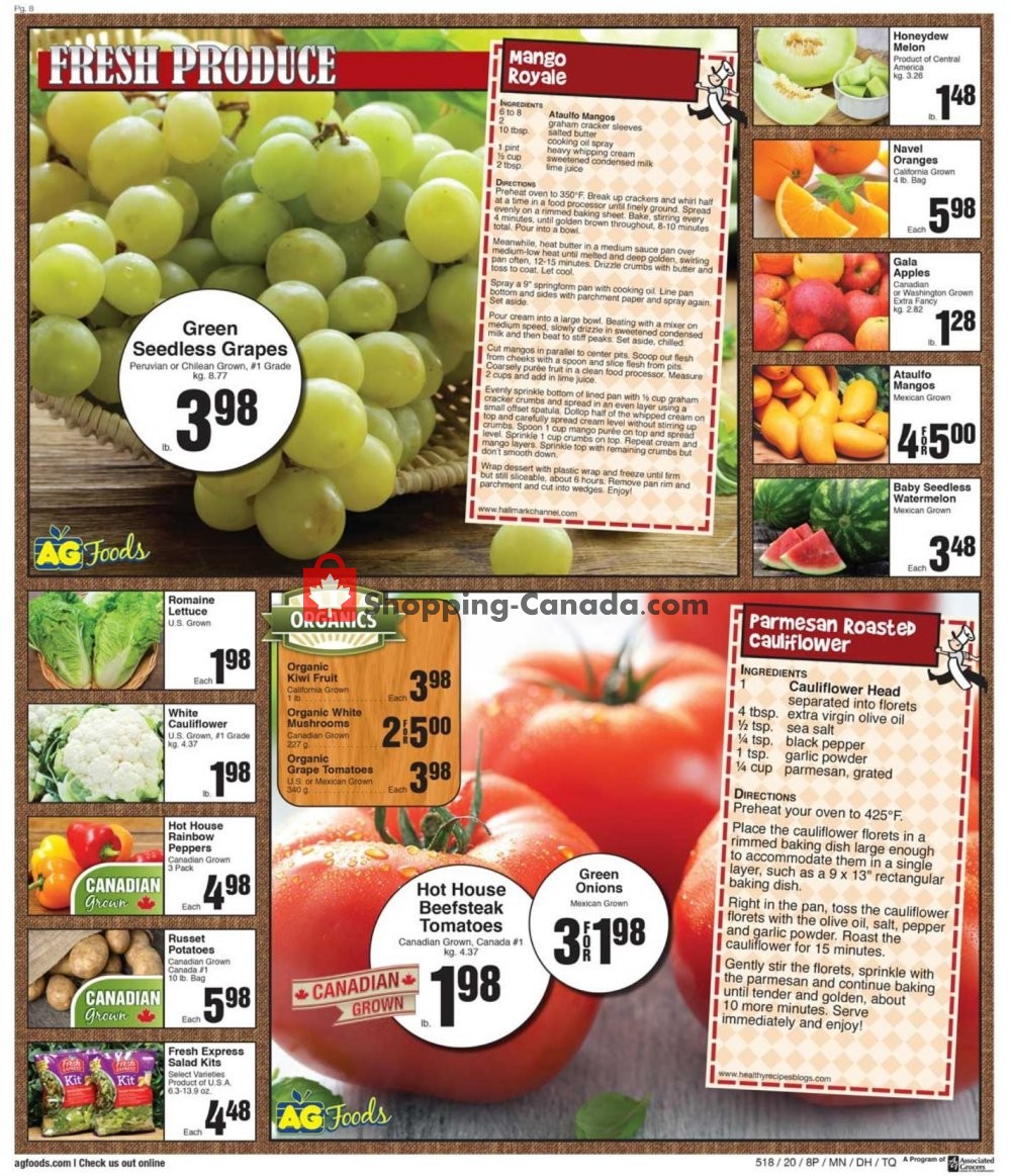 AG Foods flyer from Sunday April 26, 2020 to Saturday May 2, 2020 - page 8