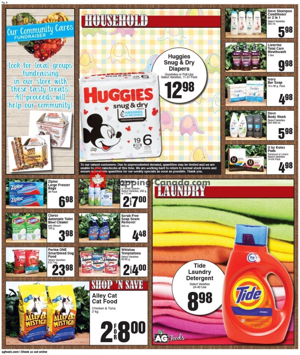AG Foods flyer from Sunday August 2, 2020 to Saturday August 8, 2020 - page 6