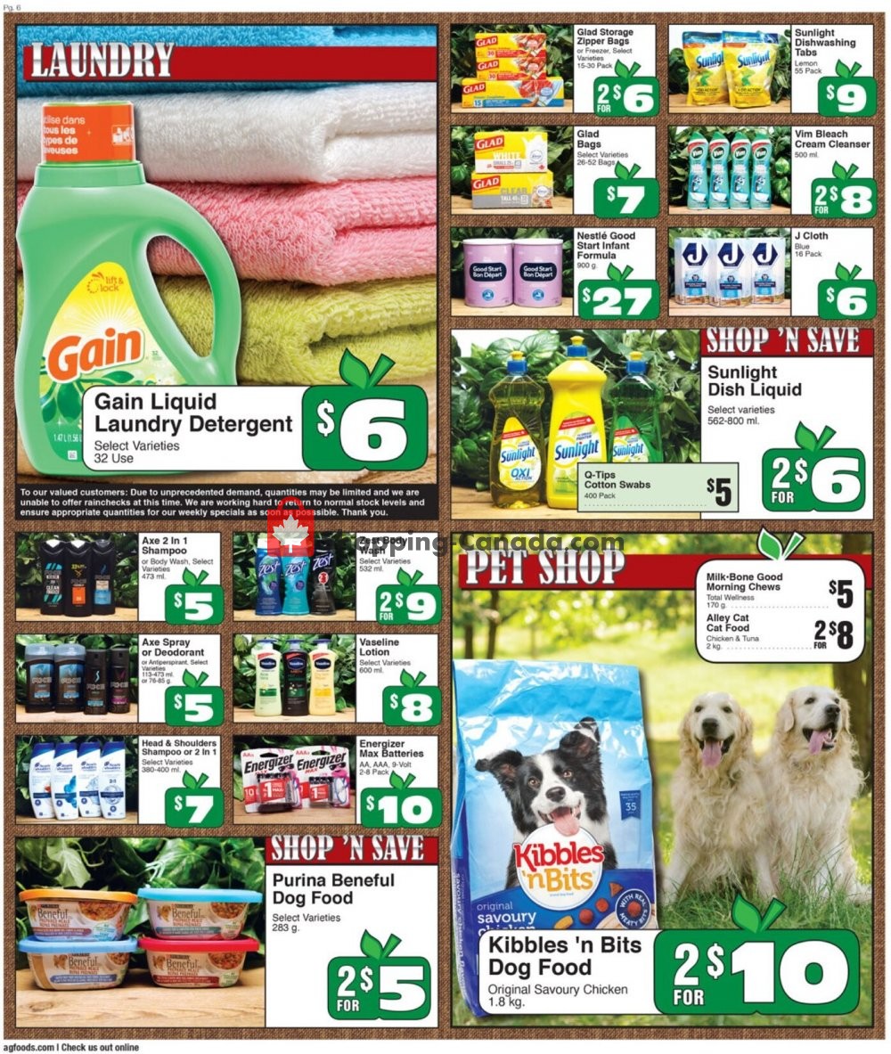 AG Foods flyer from Sunday July 12, 2020 to Saturday July 18, 2020 - page 6
