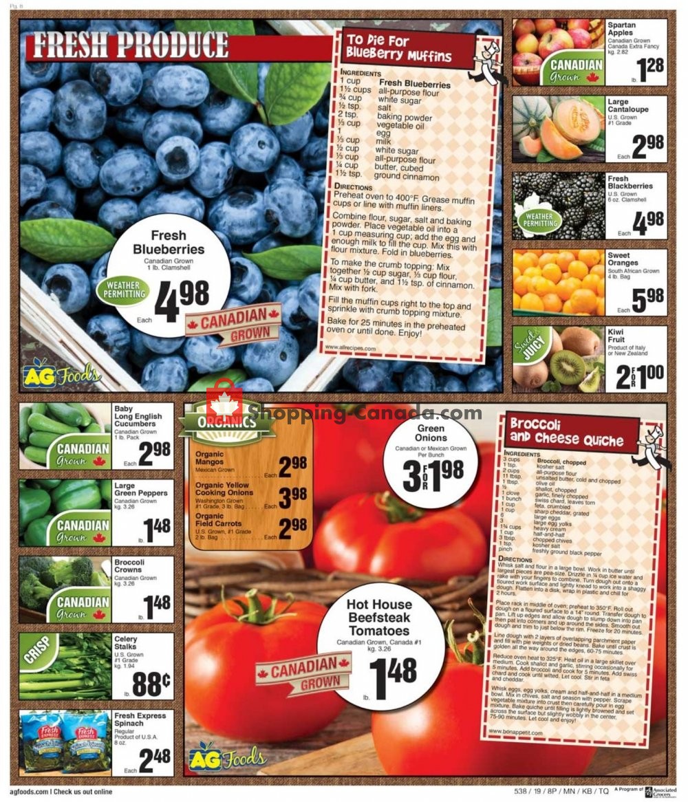 AG Foods flyer from Friday September 13, 2019 to Thursday September 19, 2019 - page 8