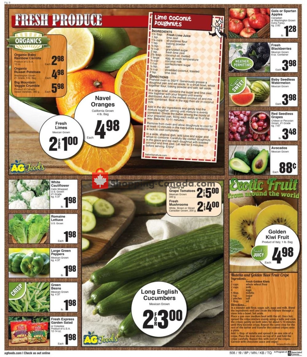 AG Foods flyer from Friday February 15, 2019 to Thursday February 21, 2019 - page 8