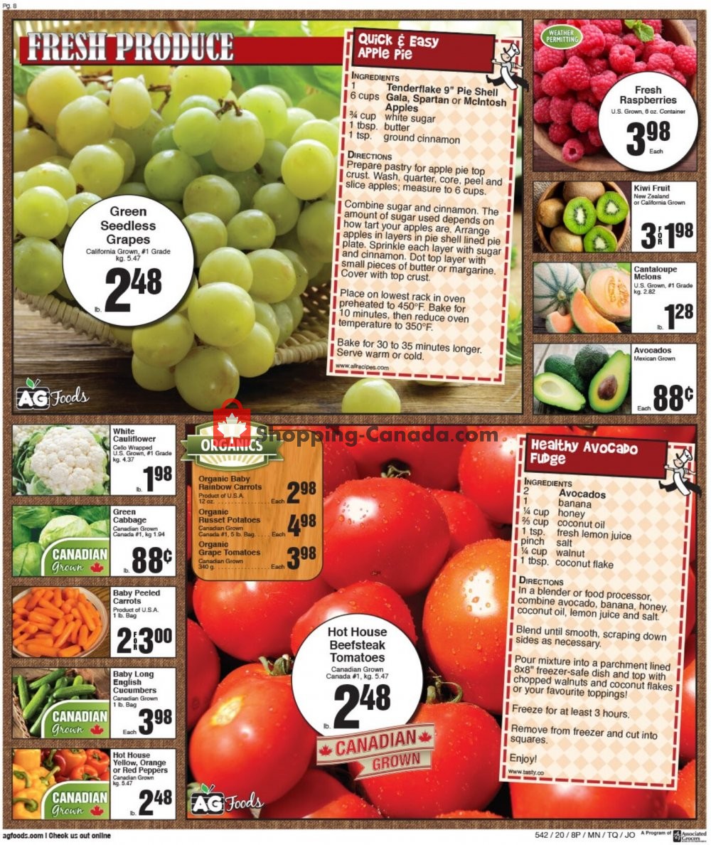 AG Foods flyer from Friday October 9, 2020 to Thursday October 15, 2020 - page 8