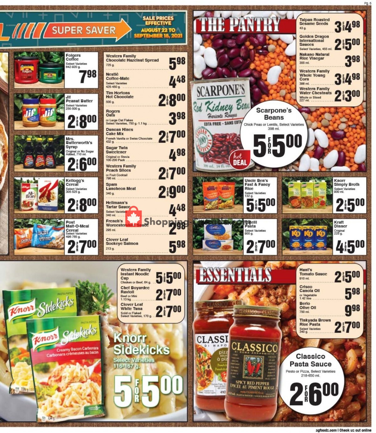 AG Foods flyer from Friday September 10, 2021 to Thursday September 16, 2021 - page 5