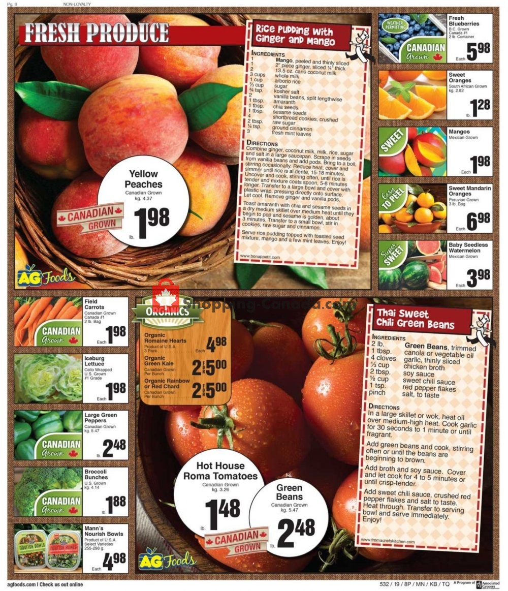 AG Foods flyer from Sunday August 4, 2019 to Saturday August 10, 2019 - page 8