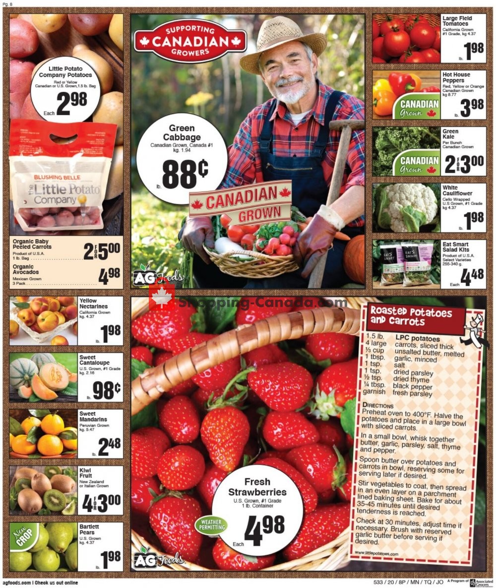 AG Foods flyer from Sunday August 9, 2020 to Saturday August 15, 2020 - page 8