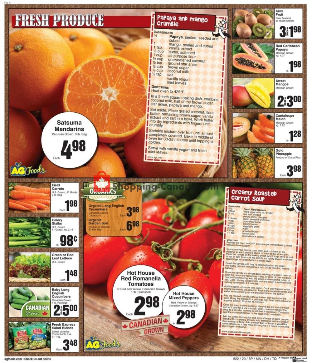 AG Foods flyer from Sunday May 24, 2020 to Saturday May 30, 2020 - page 8
