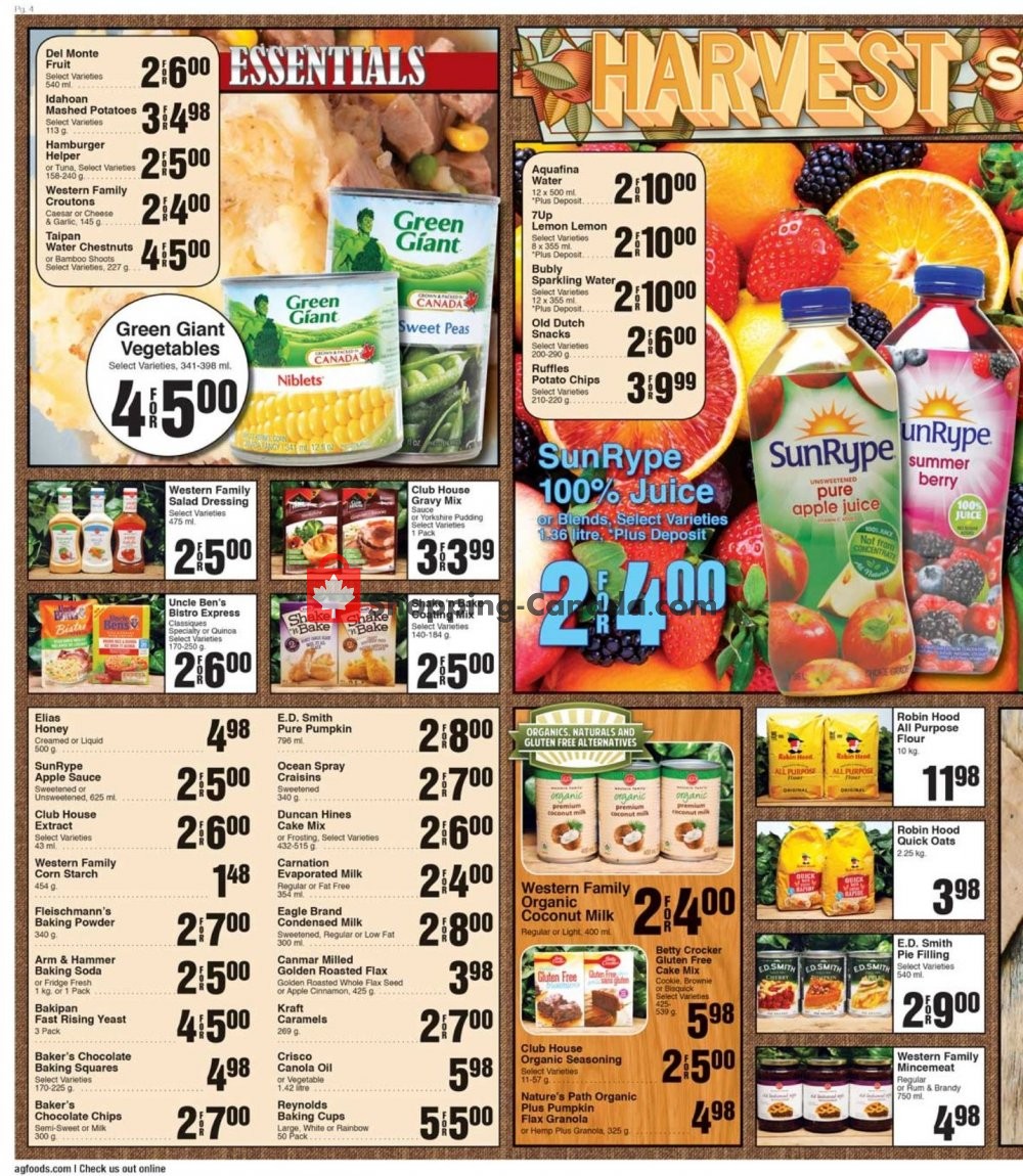 AG Foods flyer from Sunday October 13, 2019 to Saturday October 19, 2019 - page 4