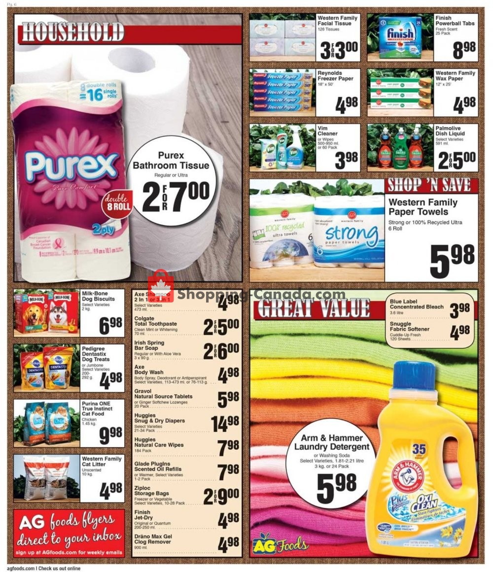 AG Foods flyer from Sunday October 13, 2019 to Saturday October 19, 2019 - page 6