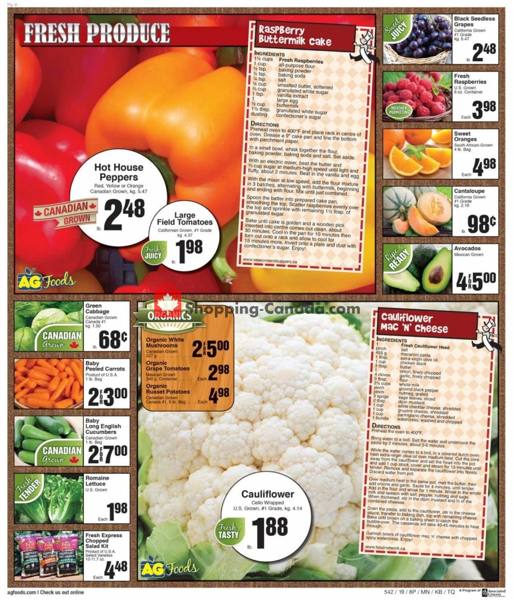 AG Foods flyer from Sunday October 13, 2019 to Saturday October 19, 2019 - page 8