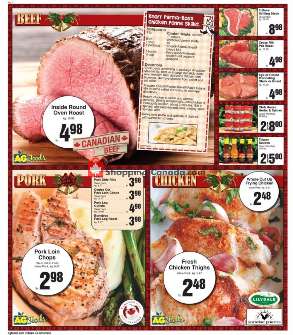 AG Foods flyer from Sunday December 2, 2018 to Saturday December 8, 2018 - page 2