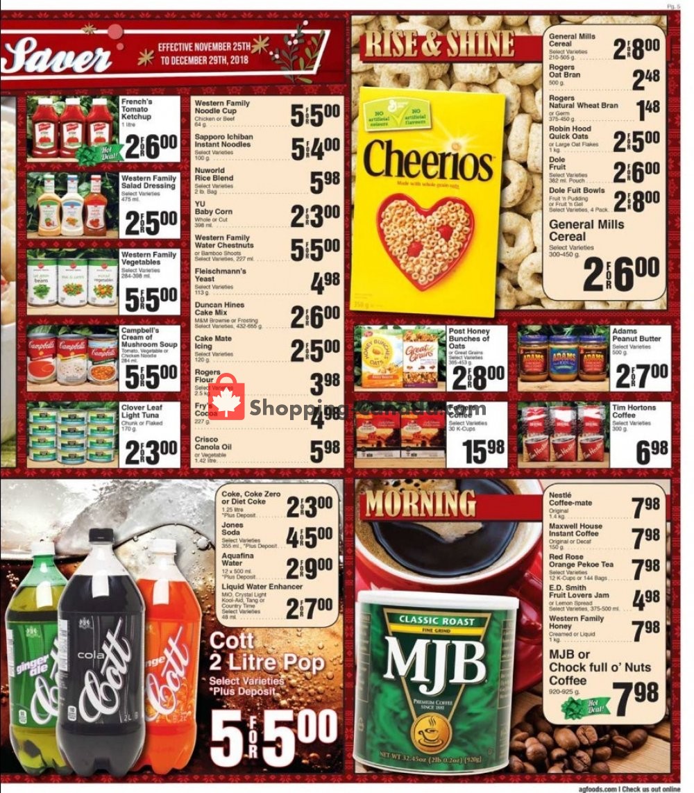 AG Foods flyer from Sunday December 2, 2018 to Saturday December 8, 2018 - page 5