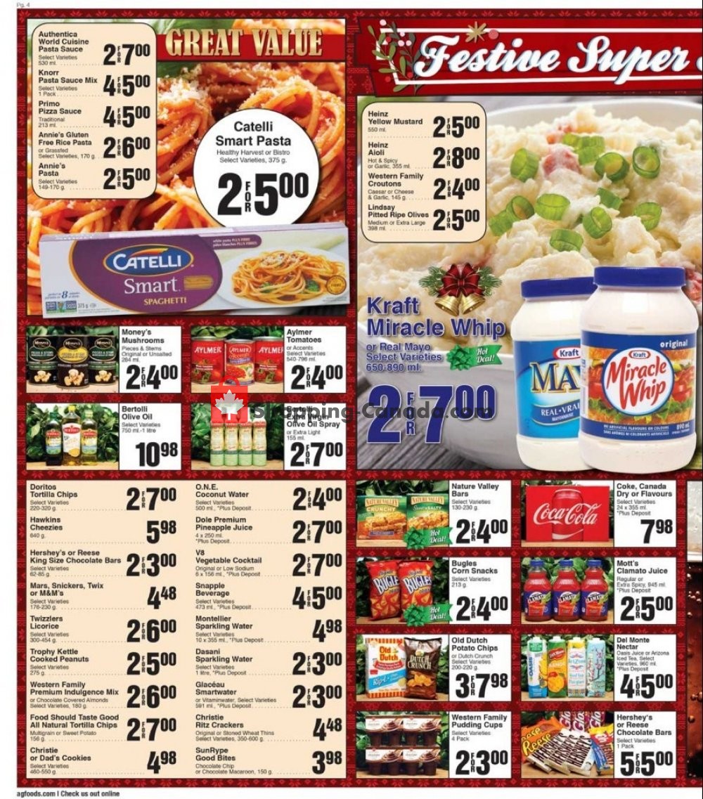 AG Foods flyer from Sunday December 2, 2018 to Saturday December 8, 2018 - page 4