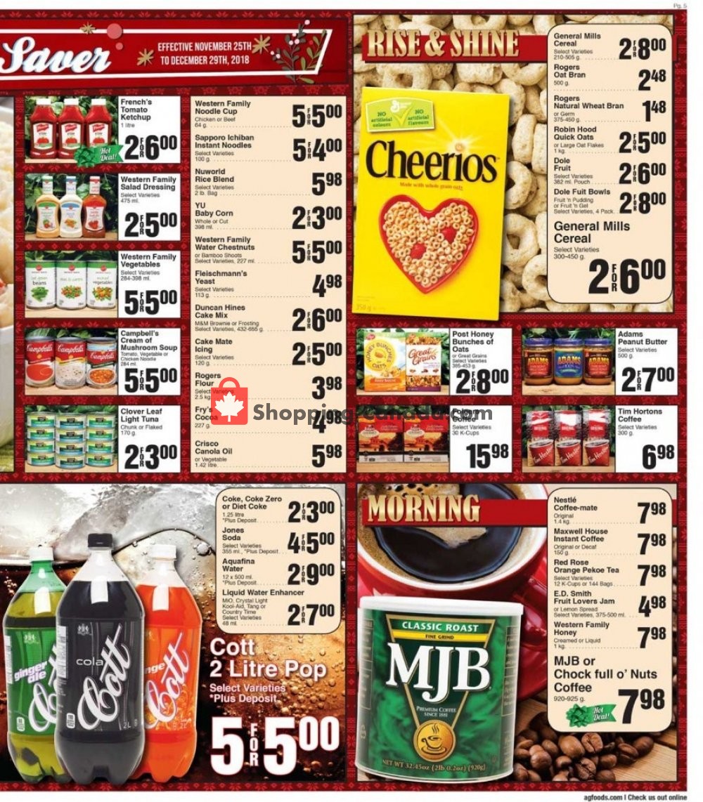 AG Foods flyer from Sunday December 2, 2018 to Saturday December 8, 2018 - page 5