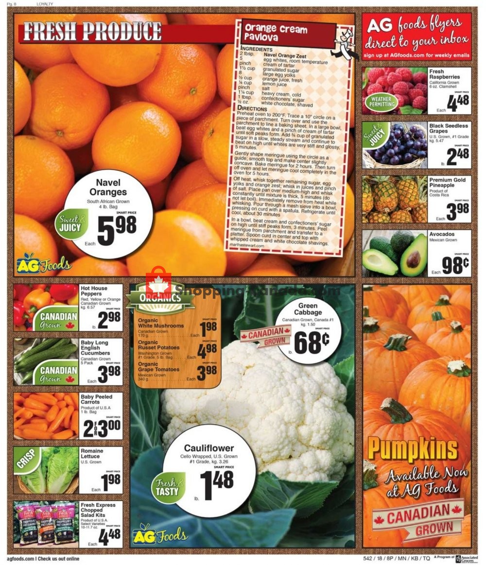 AG Foods flyer from Friday October 12, 2018 to Thursday October 18, 2018 - page 8