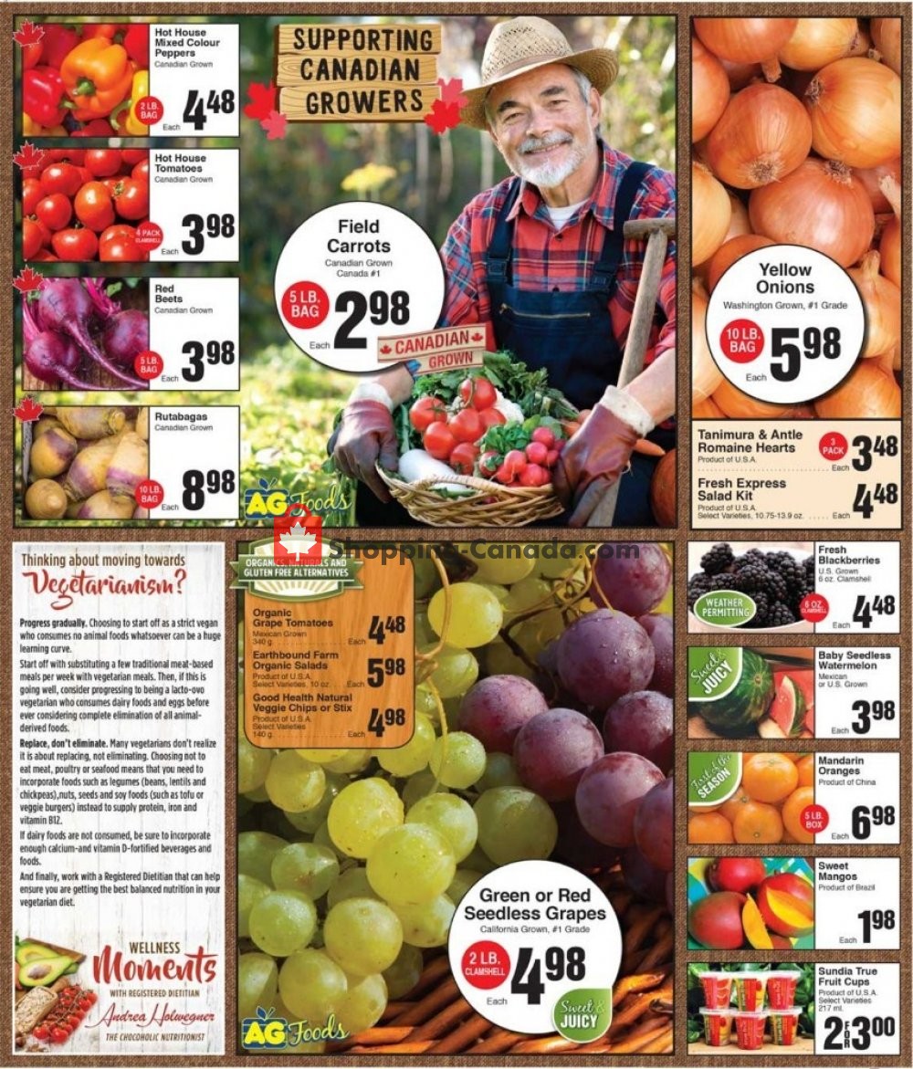 AG Foods flyer from Sunday October 21, 2018 to Saturday November 3, 2018 - page 12