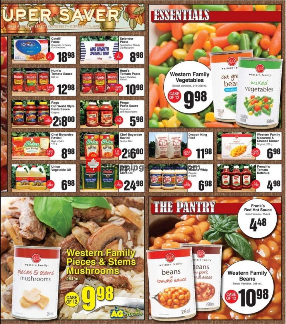 AG Foods flyer from Sunday October 21, 2018 to Saturday November 3, 2018 - page 7
