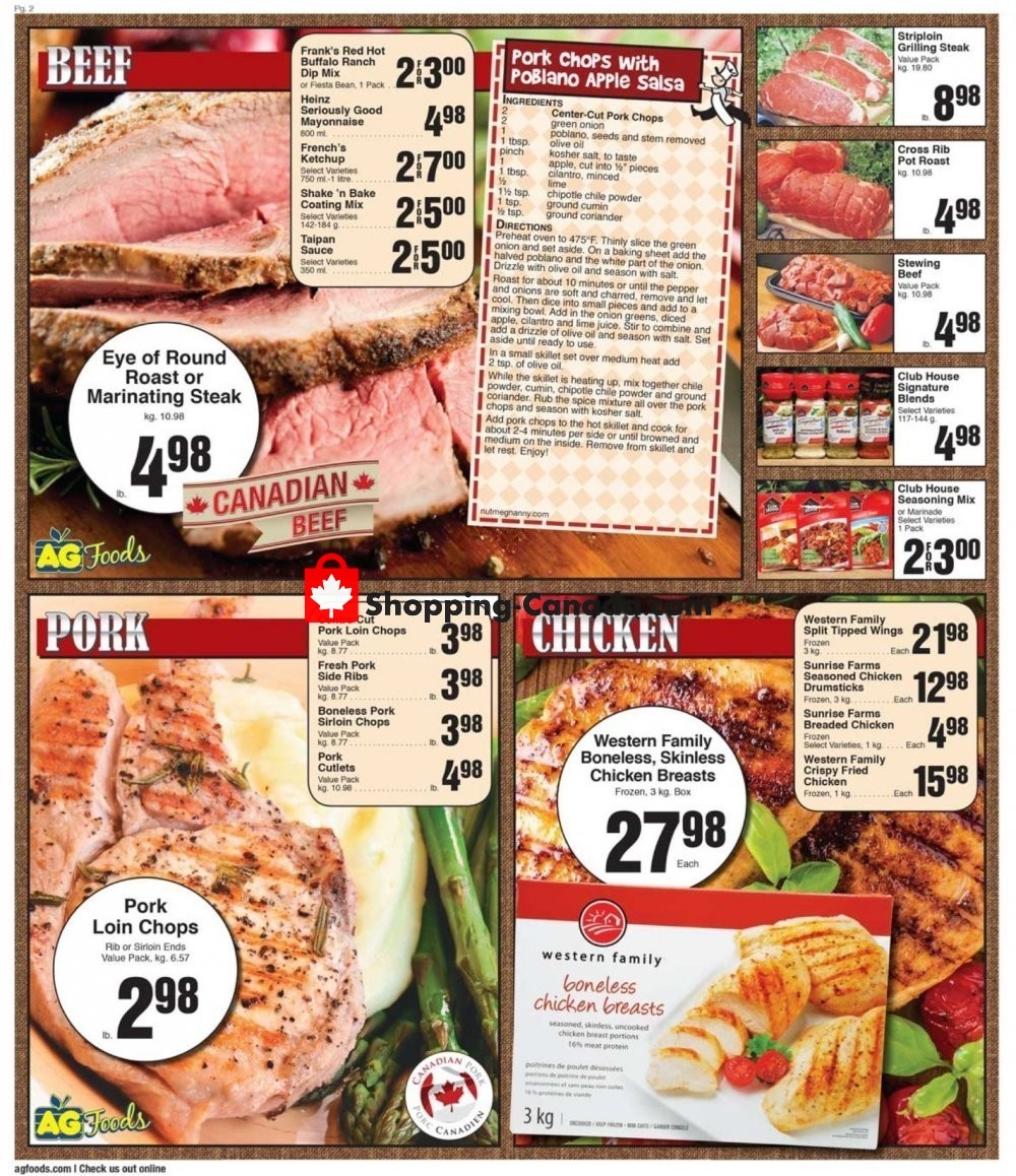 AG Foods flyer from Sunday October 7, 2018 to Saturday October 13, 2018 - page 2