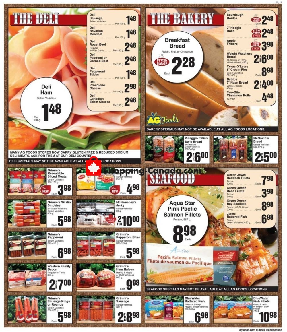 AG Foods flyer from Sunday October 7, 2018 to Saturday October 13, 2018 - page 3
