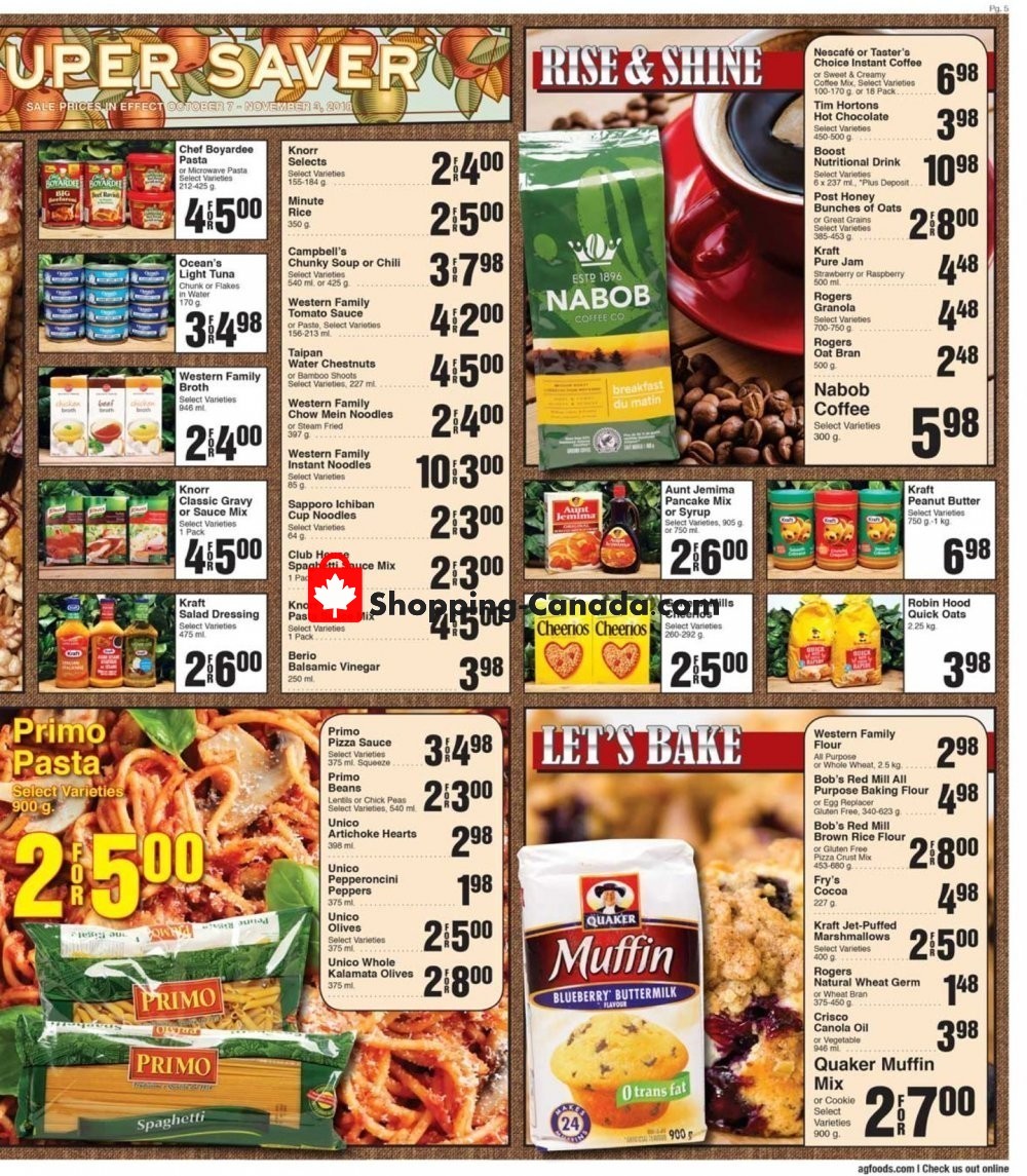AG Foods flyer from Sunday October 7, 2018 to Saturday October 13, 2018 - page 5