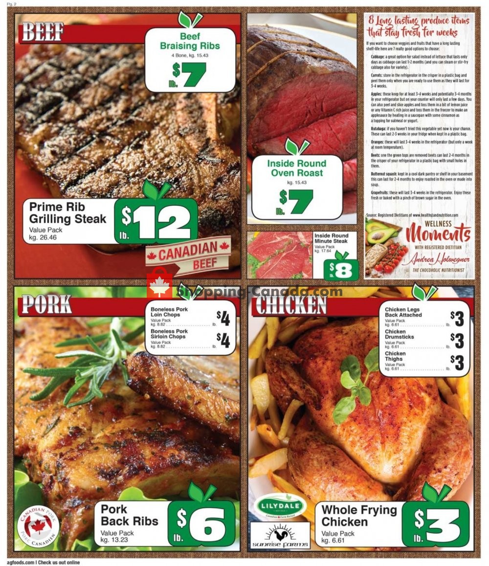AG Foods flyer from Sunday April 19, 2020 to Saturday April 25, 2020 - page 2