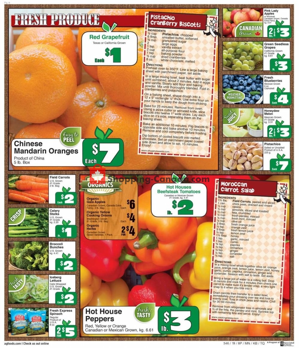 AG Foods flyer from Friday November 8, 2019 to Thursday November 14, 2019 - page 8