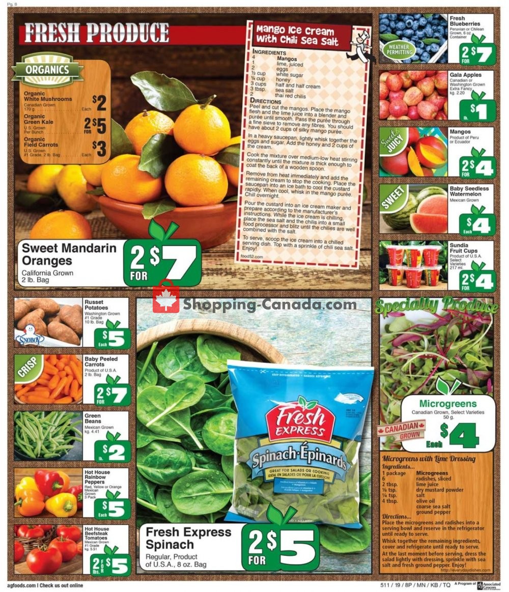 AG Foods flyer from Sunday March 10, 2019 to Saturday March 16, 2019 - page 8