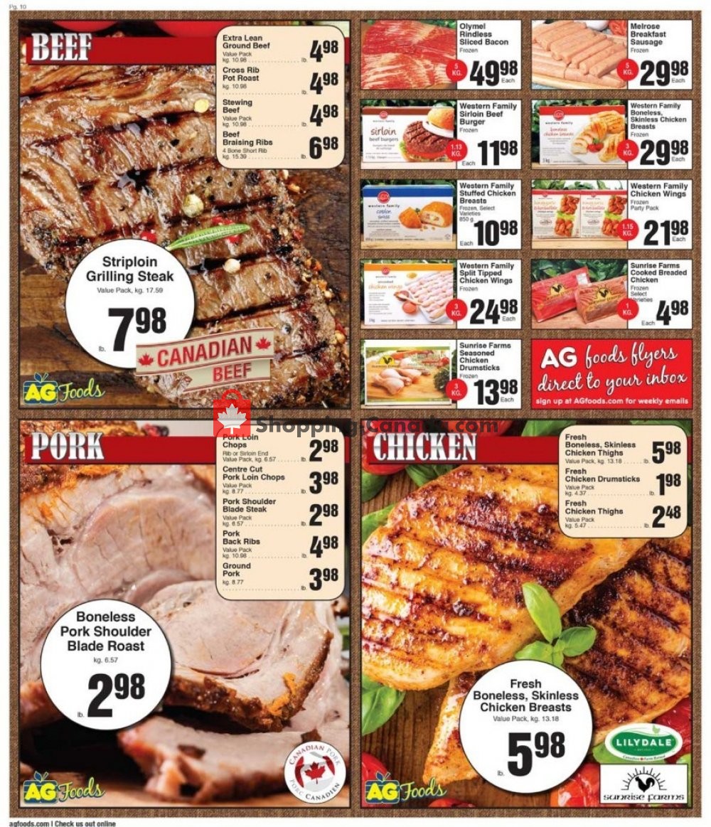 AG Foods flyer from Friday October 19, 2018 to Thursday November 1, 2018 - page 10